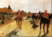 Edgar Degas Horses Before the Stands